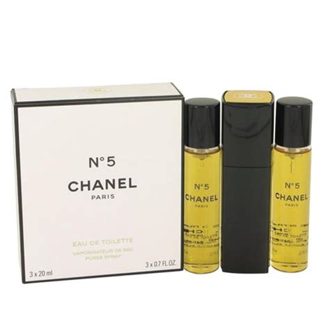 chanel no. 5 eau de toilette 3x20ml